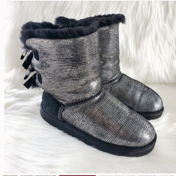 UGG Bailey Bow Shimmer Boots, #1004795Y - Picture 2 of 8